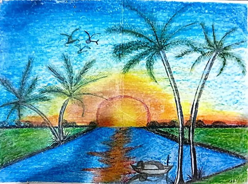 Sunset River